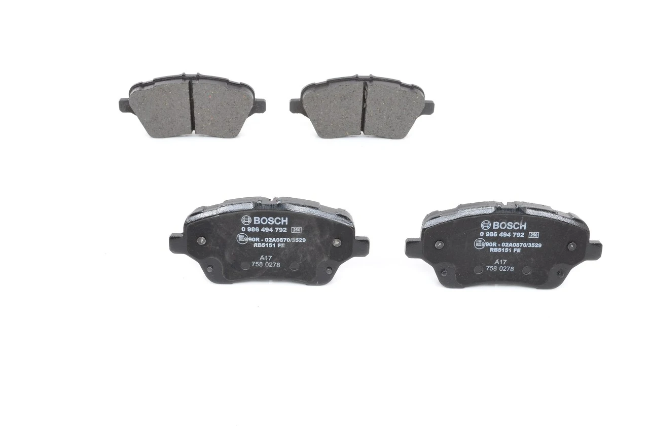 Brake Pad Set, disc brake 0 986 494 792