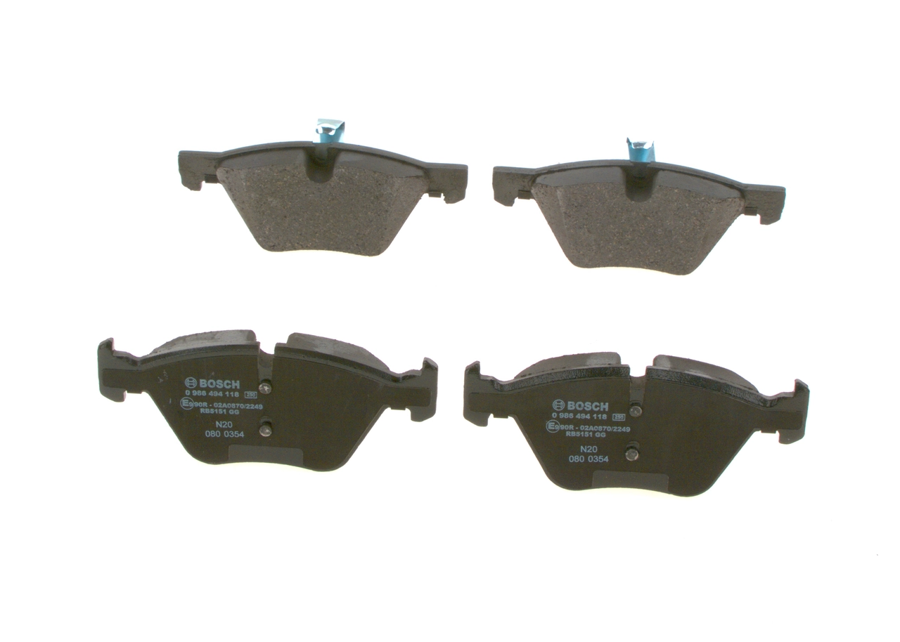 Brake Pad Set, disc brake 0 986 494 118