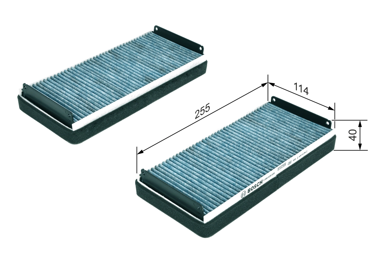 Filter, cabin air FILTER+ 0 986 628 528