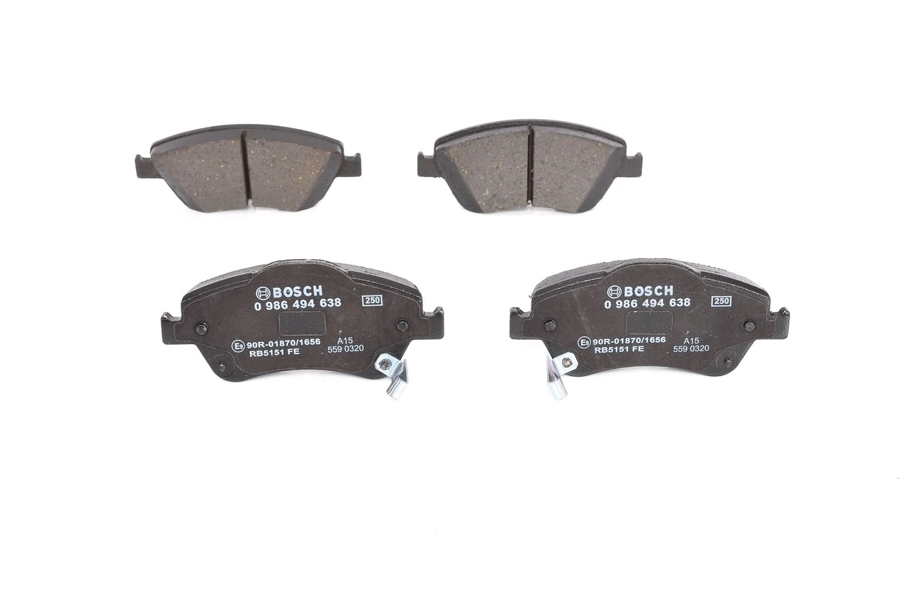 Brake Pad Set, disc brake 0 986 494 638