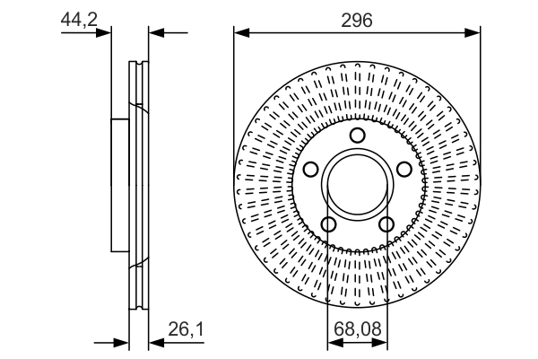 Brake Disc 0 986 479 D15