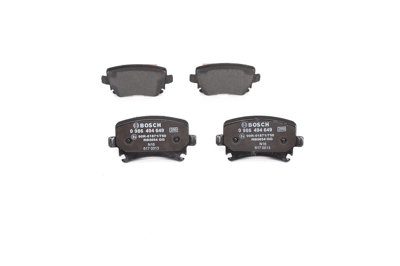 Brake Pad Set, disc brake 0 986 494 649