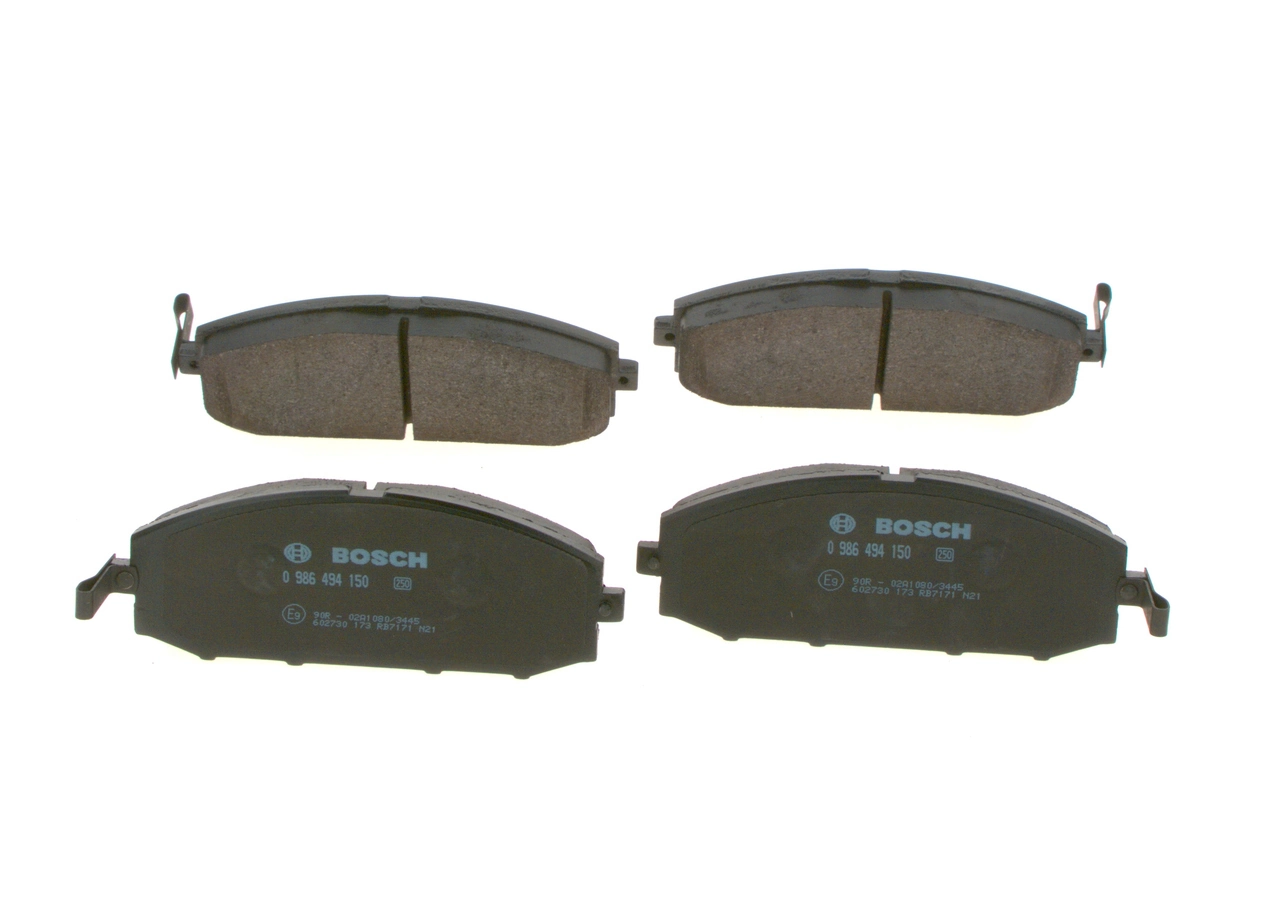 Brake Pad Set, disc brake 0 986 494 150