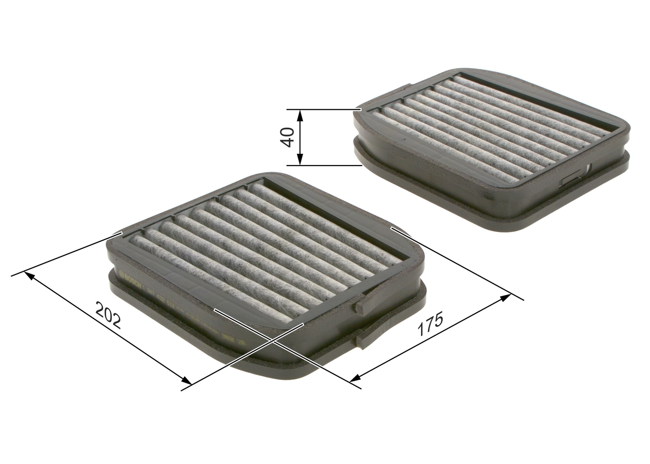 Filter, cabin air 1 987 432 512