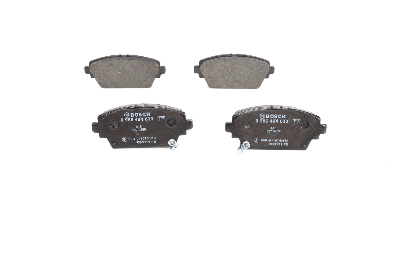 Brake Pad Set, disc brake 0 986 494 633