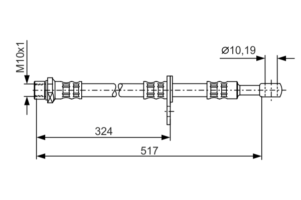 Brake Hose 1 987 481 140