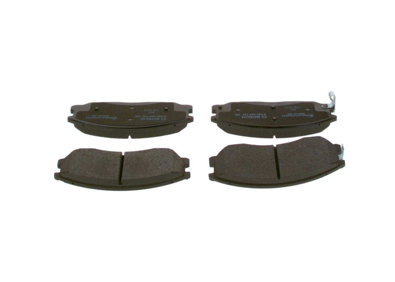 Brake Pad Set, disc brake 0 986 424 729