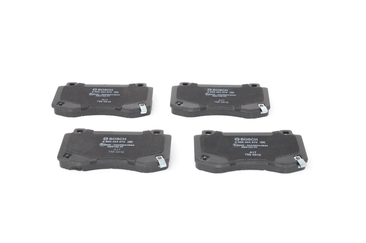 Brake Pad Set, disc brake 0 986 494 870