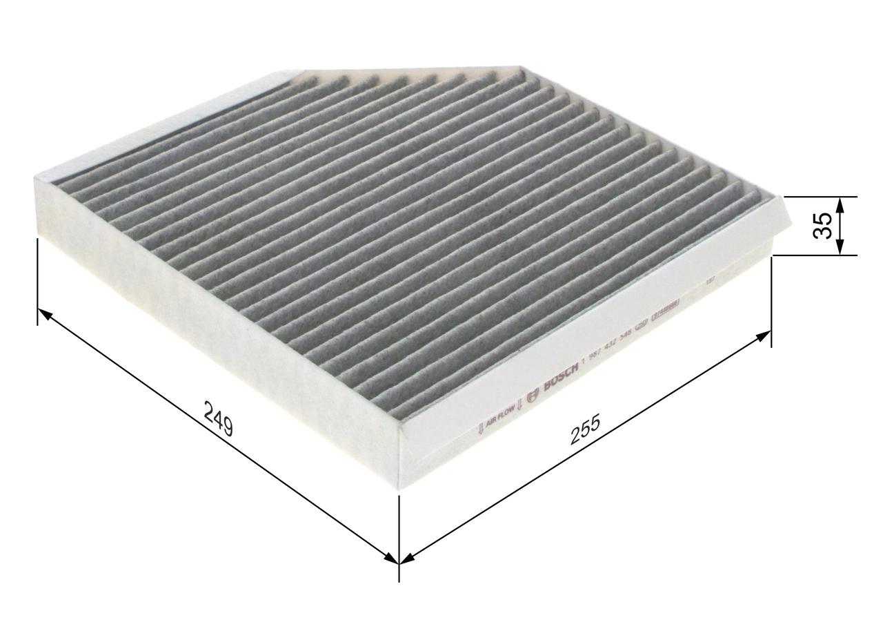 BOSCH 0 986 628 559 Filter, cabin air
