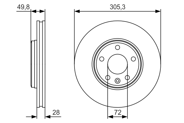 Brake Disc 0 986 479 R93