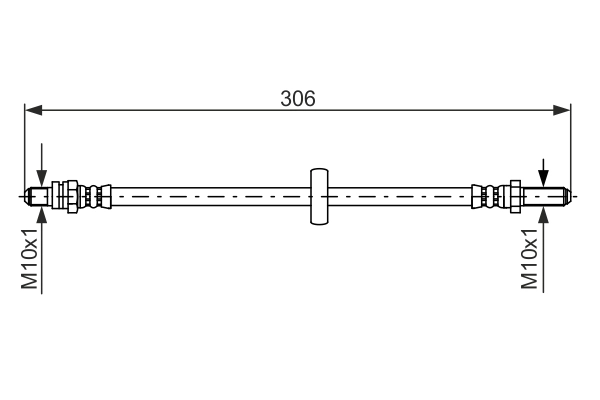 BOSCH 1 987 476 606 Brake Hose