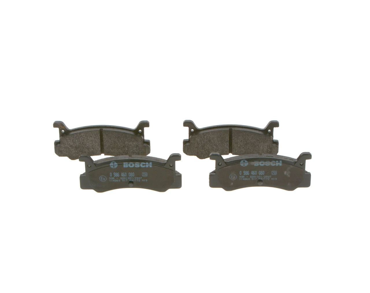 Brake Pad Set, disc brake 0 986 460 080