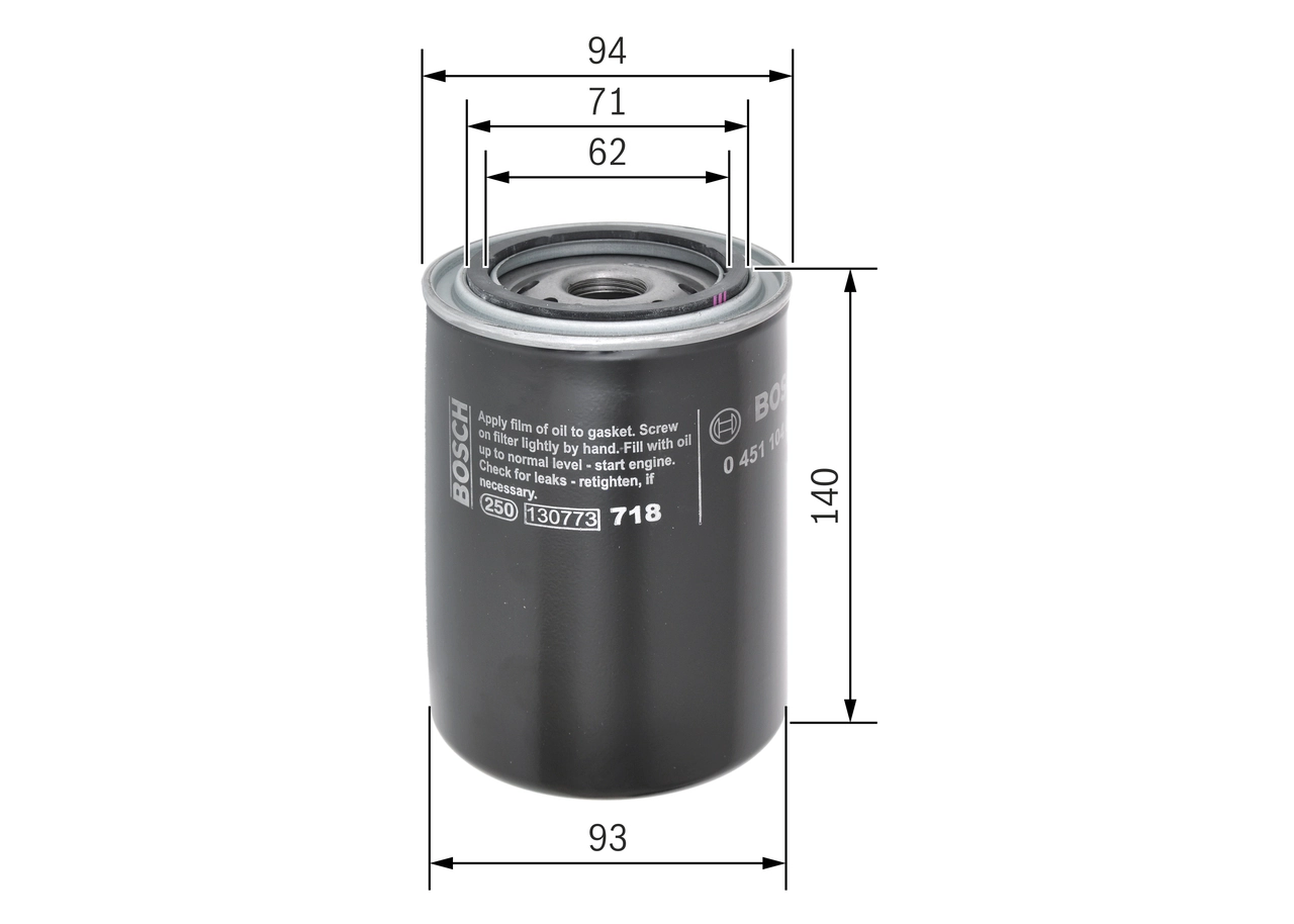 Oil Filter 0 451 104 005