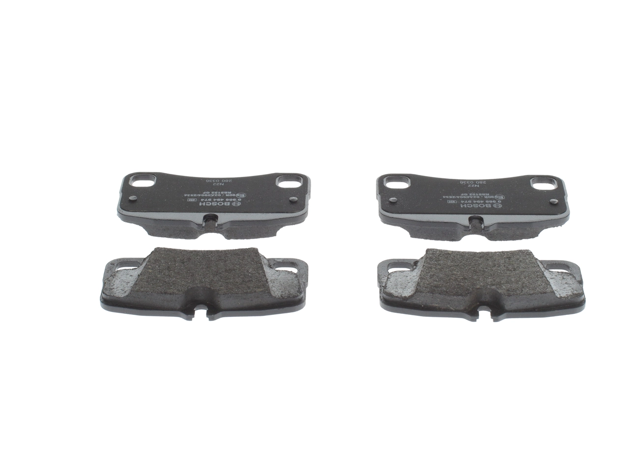 Brake Pad Set, disc brake 0 986 494 974