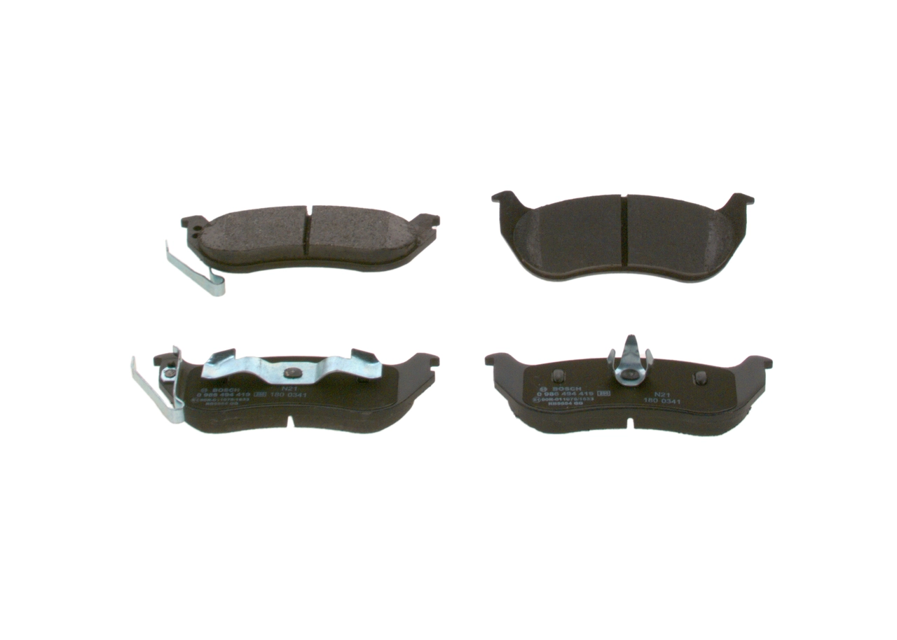 Brake Pad Set, disc brake 0 986 494 419