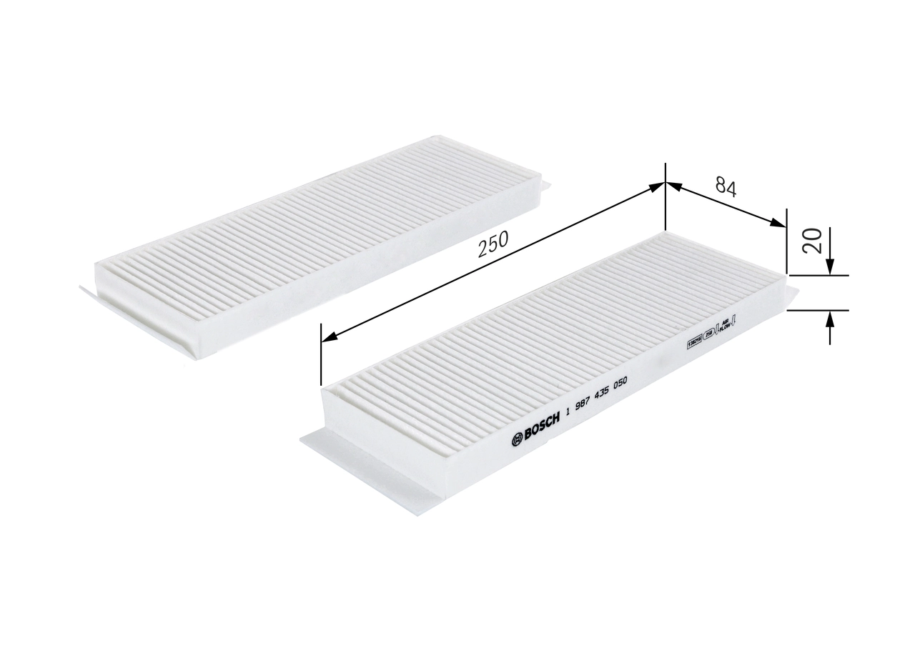 Filter, cabin air 1 987 435 050