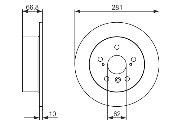 Brake Disc 0 986 479 C21