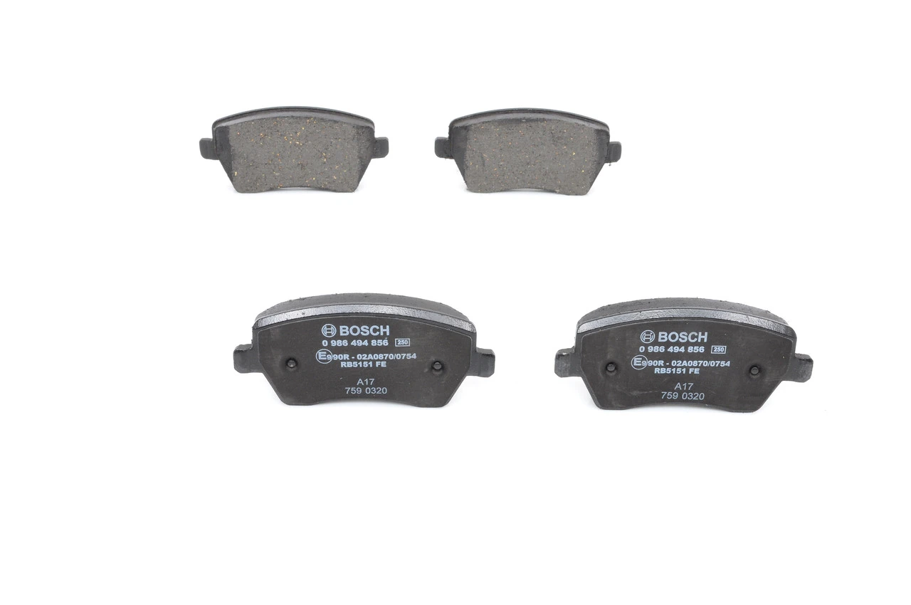 Brake Pad Set, disc brake 0 986 494 856