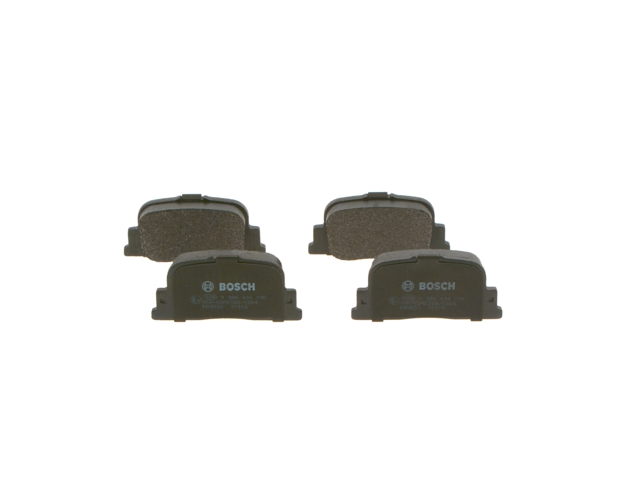 Brake Pad Set, disc brake 0 986 424 730