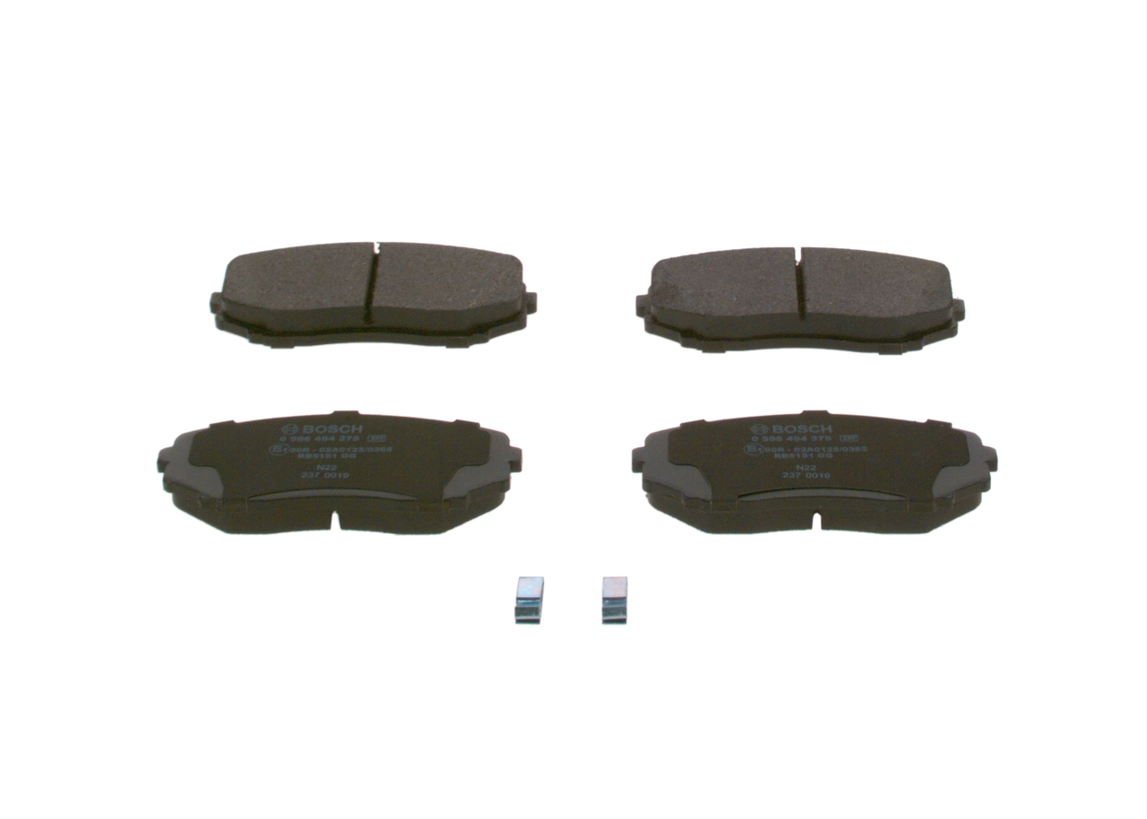Brake Pad Set, disc brake 0 986 494 375