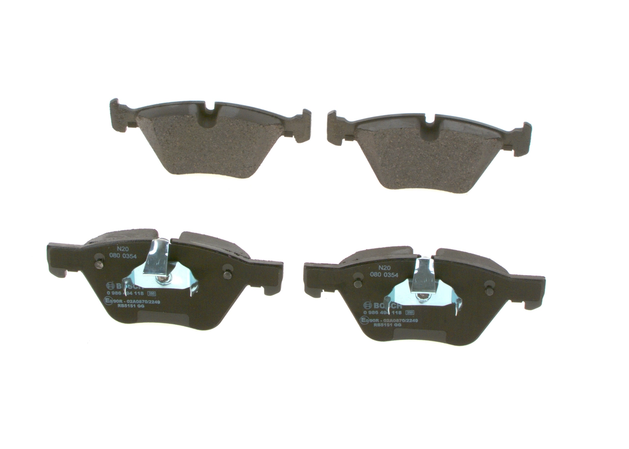 Brake Pad Set, disc brake 0 986 494 118