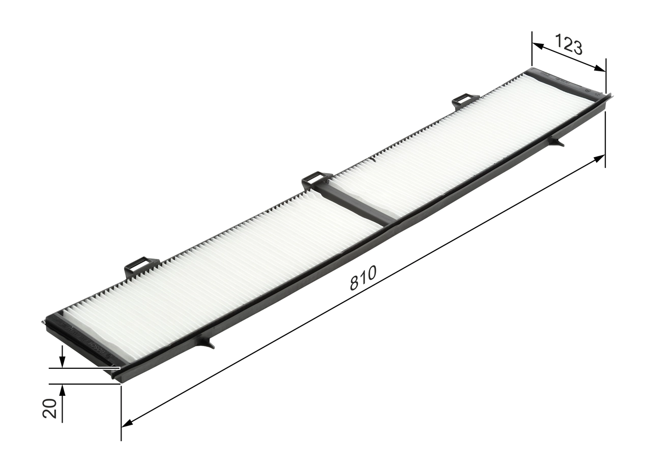 Filter, cabin air 1 987 432 124