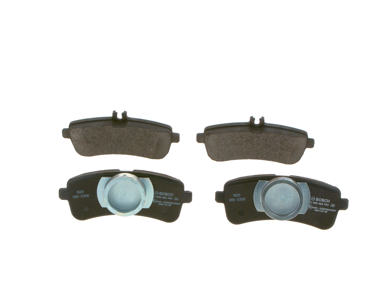 Brake Pad Set, disc brake 0 986 494 763