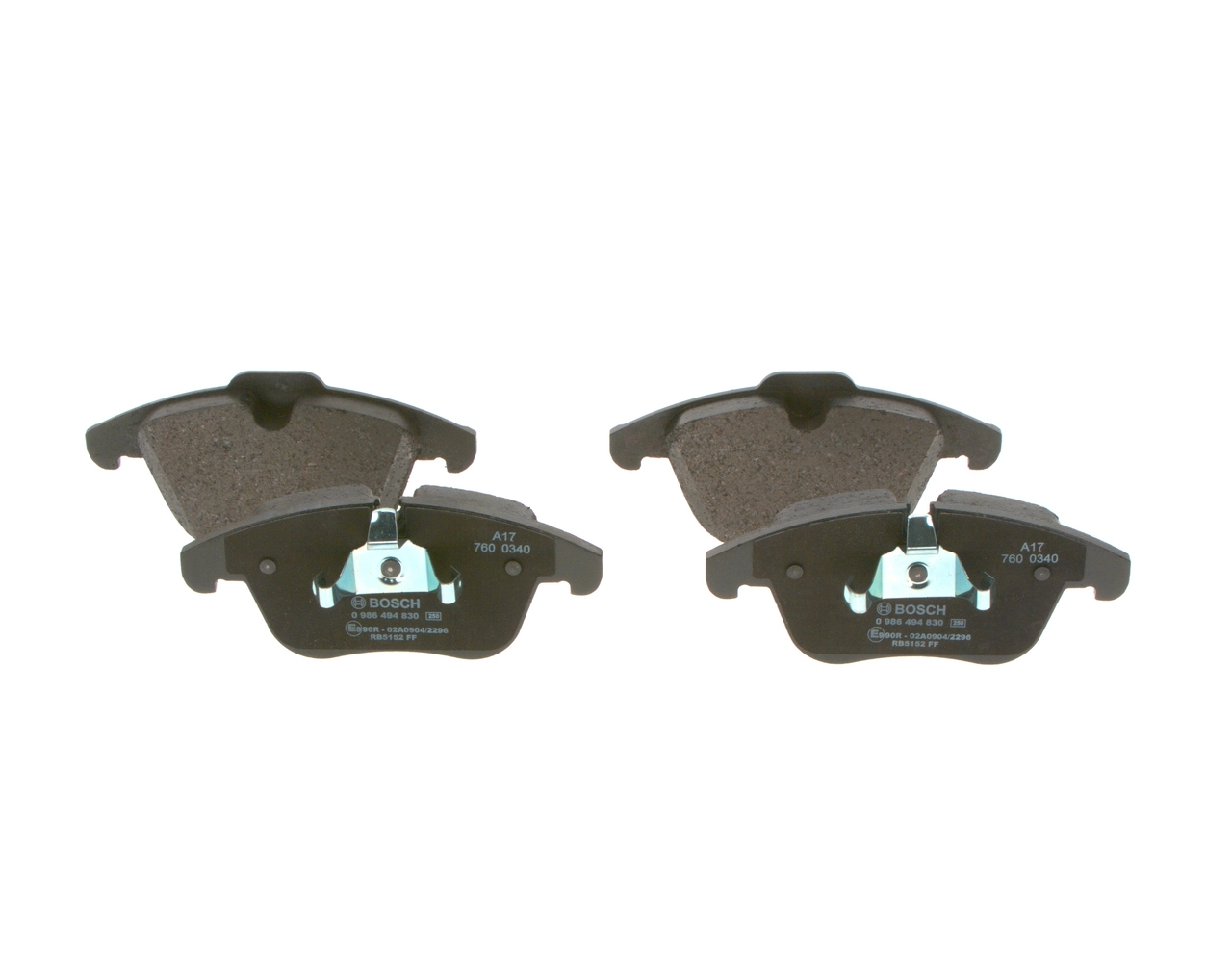 Brake Pad Set, disc brake 0 986 494 830