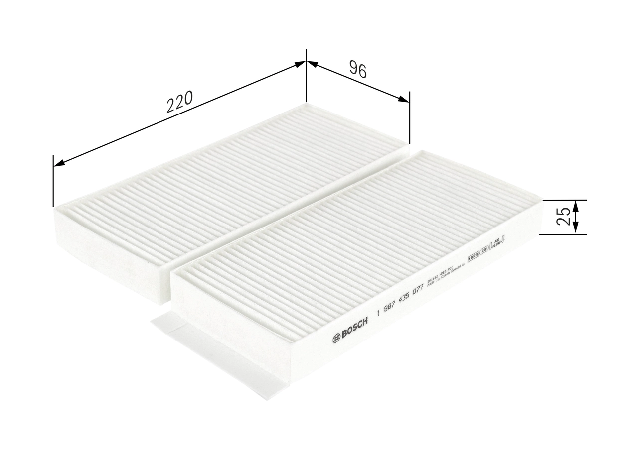 Filter, cabin air 1 987 435 077
