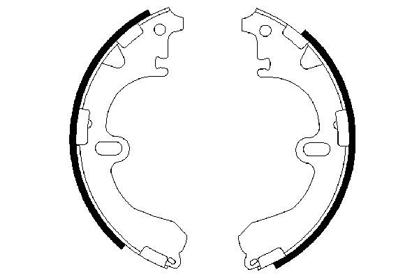 Brake Shoe Set 0 986 487 422