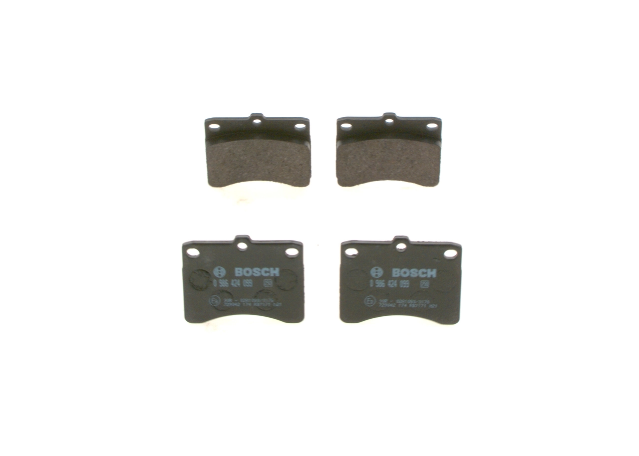 Brake Pad Set, disc brake 0 986 424 099
