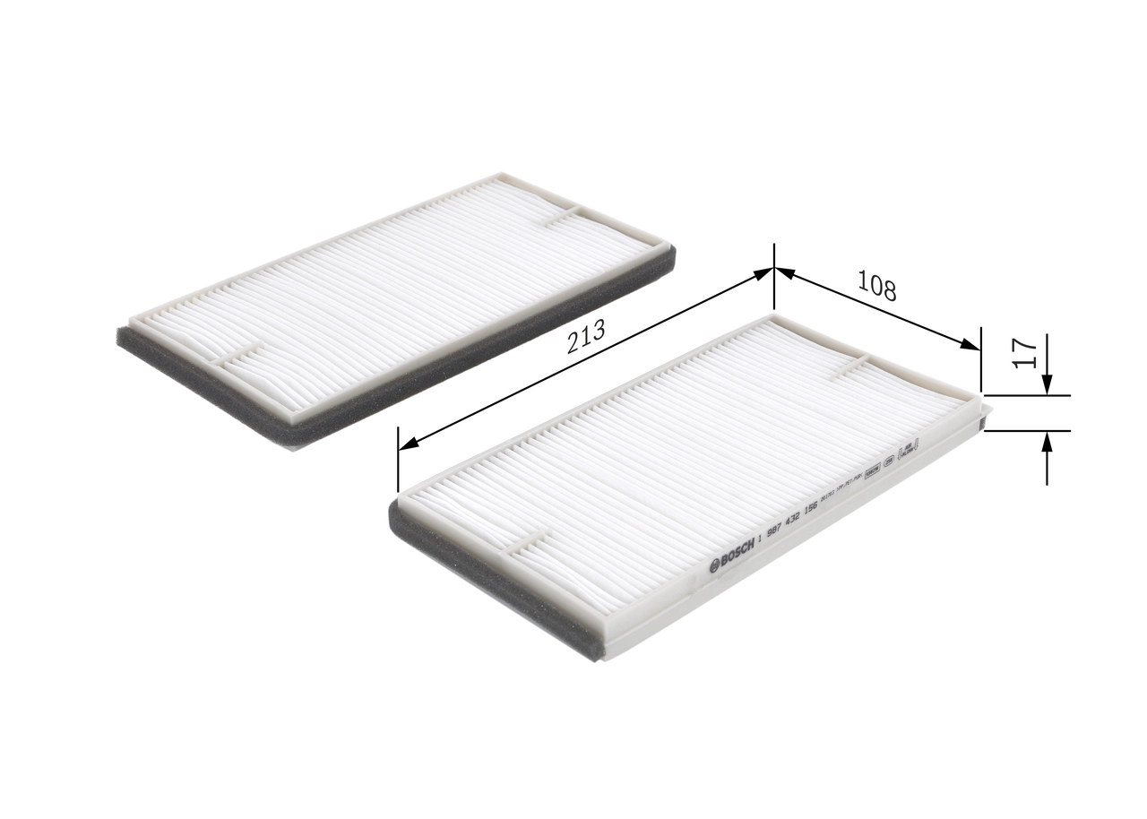 Filter, cabin air 1 987 432 156