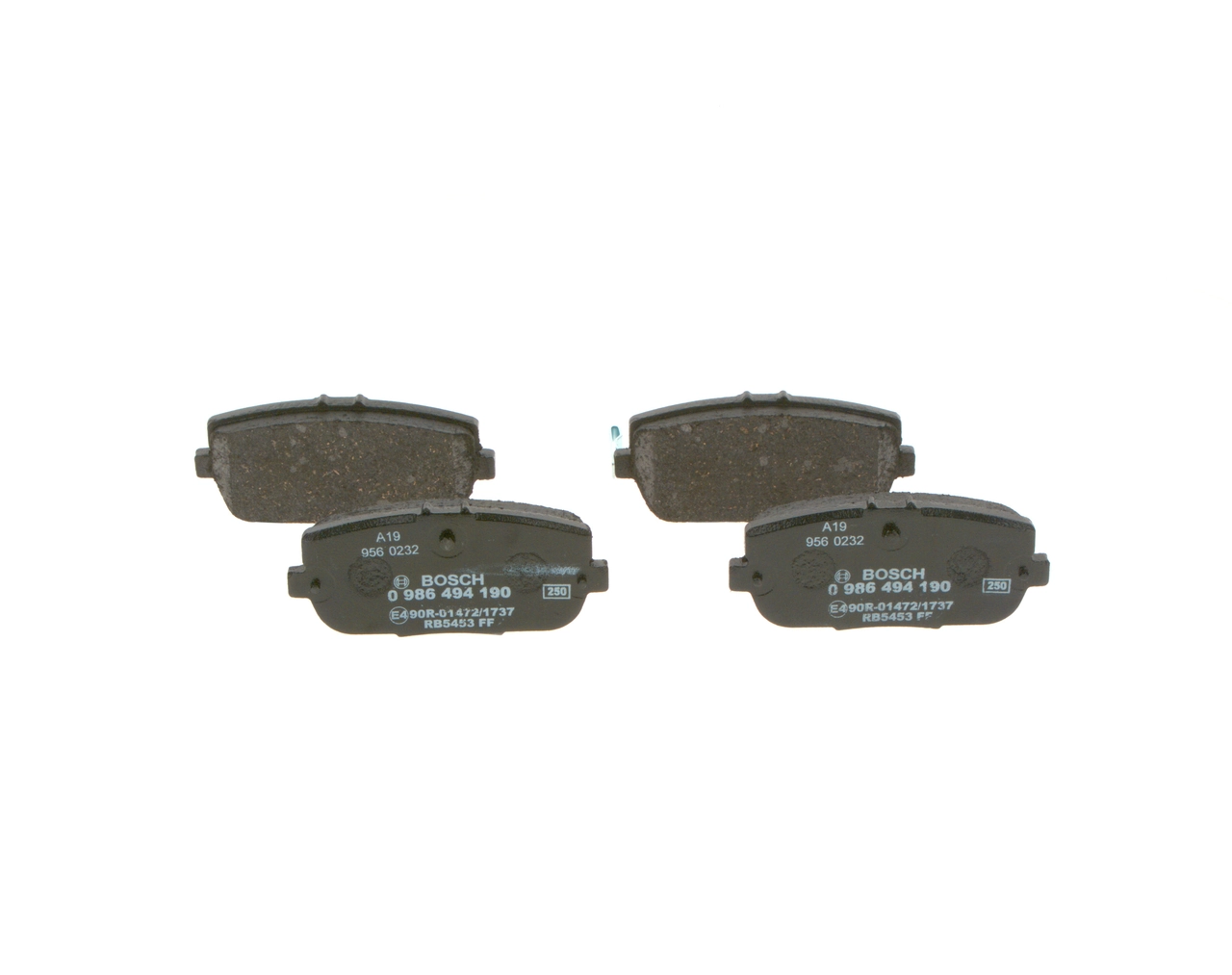 Brake Pad Set, disc brake 0 986 494 190