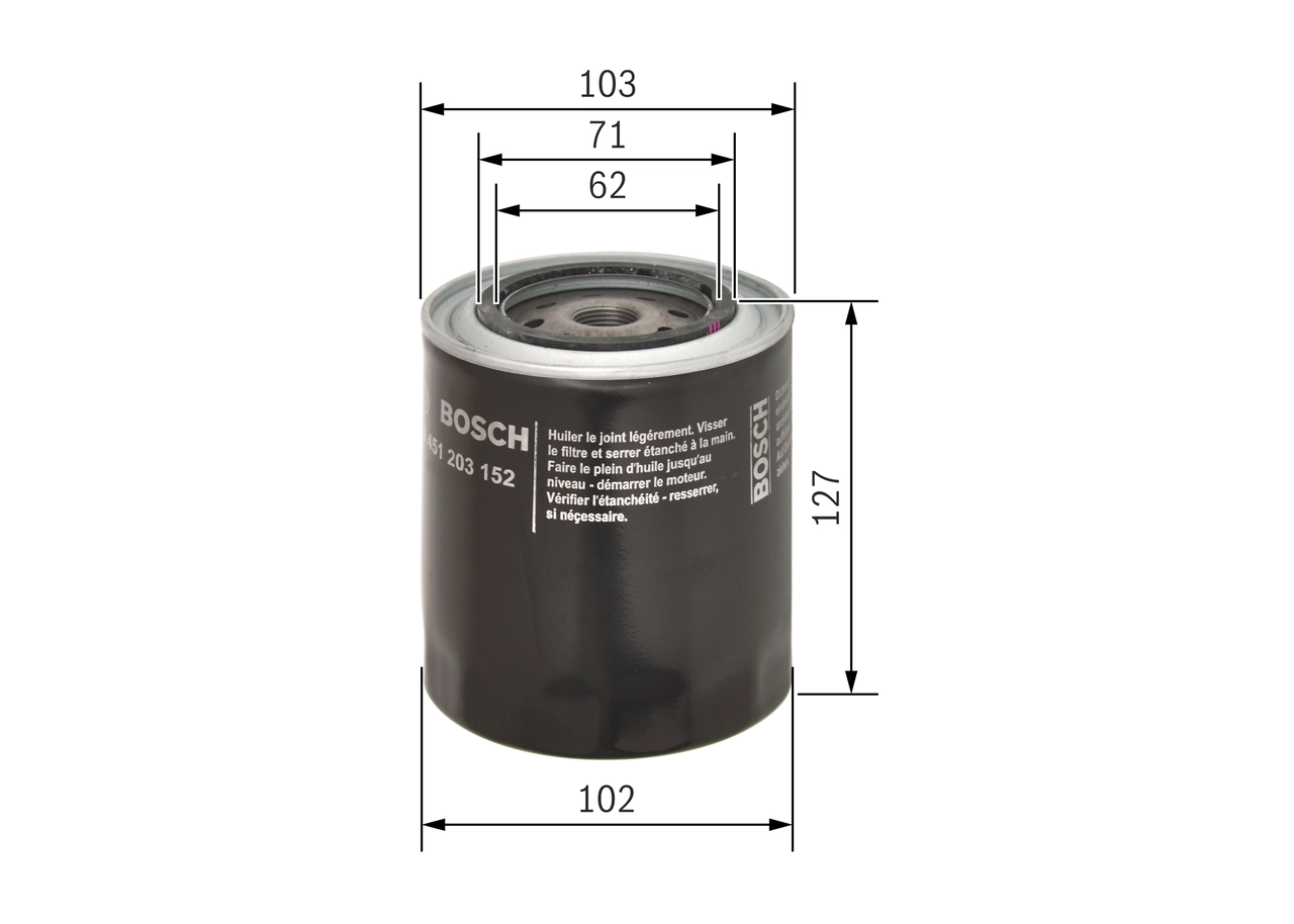 Oil Filter 0 451 203 152