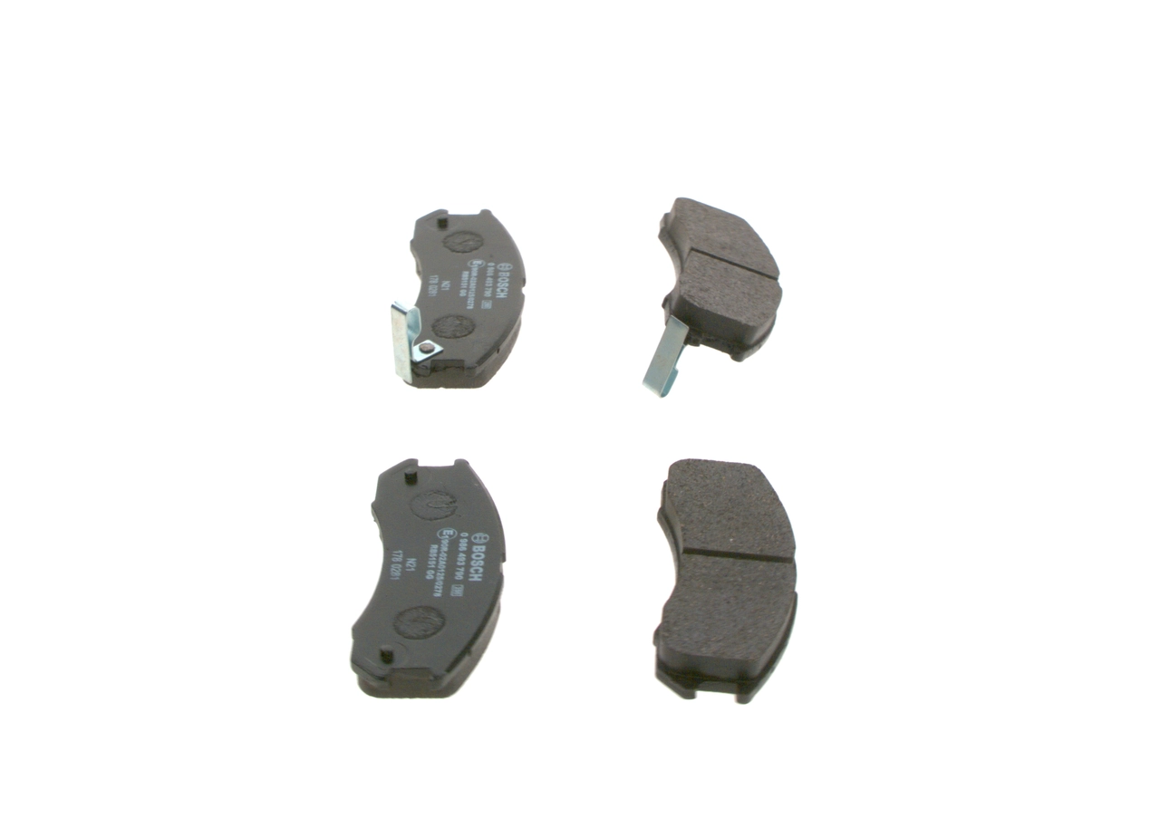 Brake Pad Set, disc brake 0 986 493 790