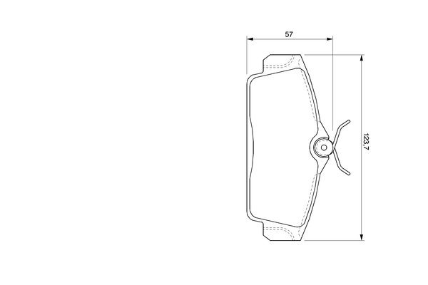Brake Pad Set, disc brake 0 986 424 781