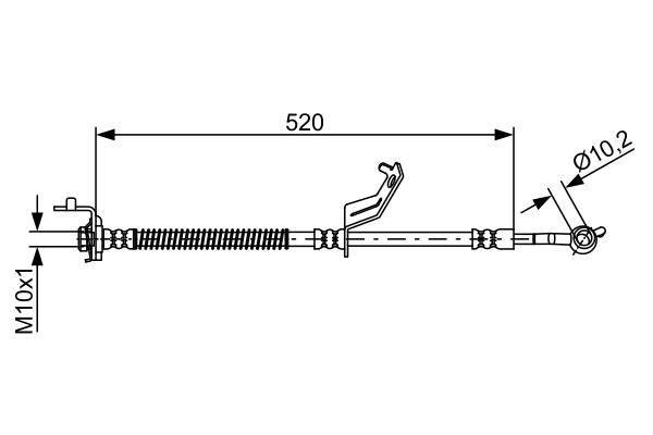 Brake Hose 1 987 481 868