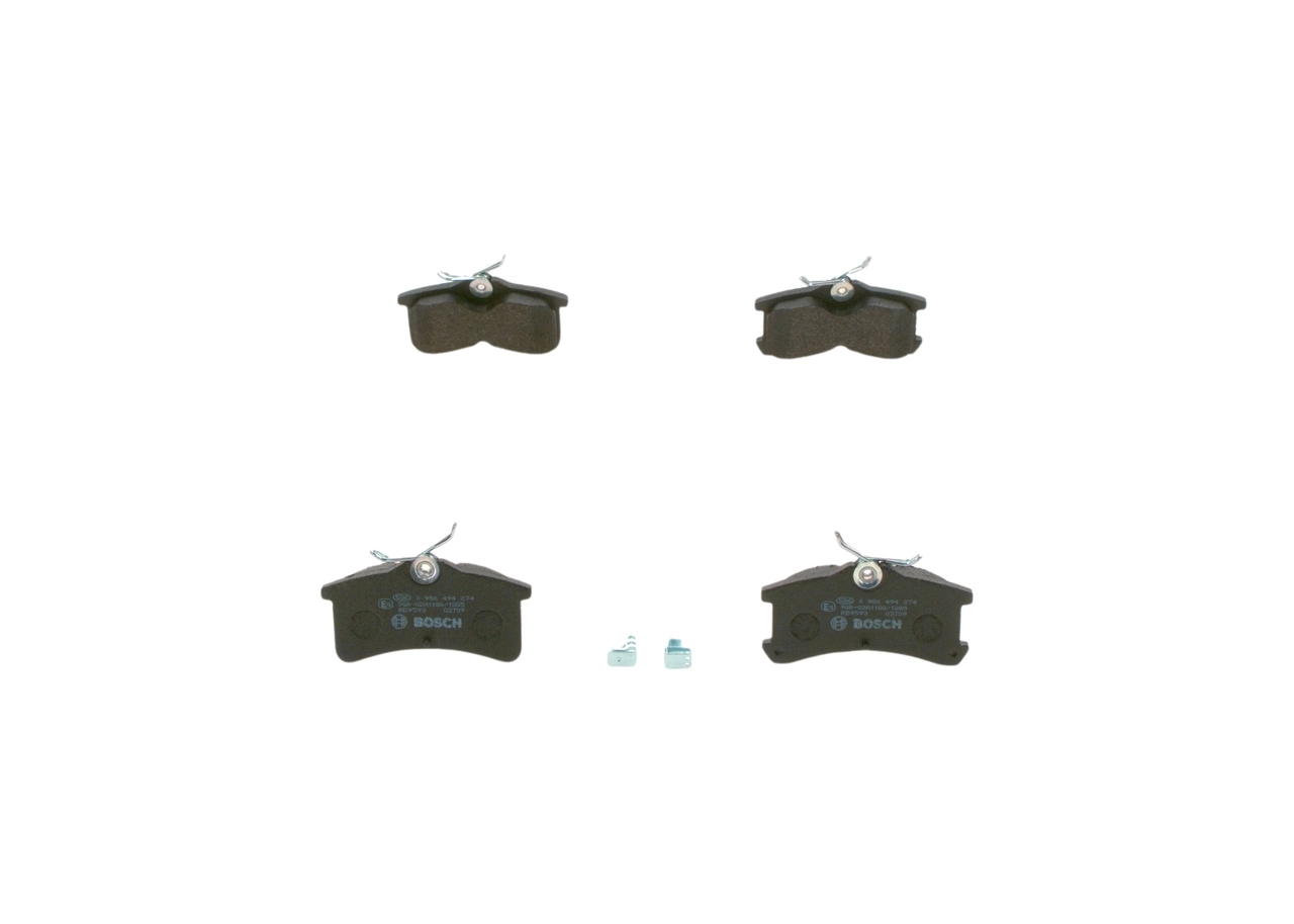 Brake Pad Set, disc brake 0 986 494 274