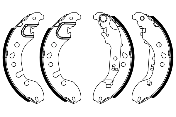Brake Shoe Set 0 986 487 921