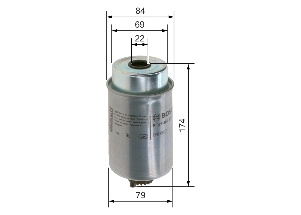 Fuel Filter F 026 402 271