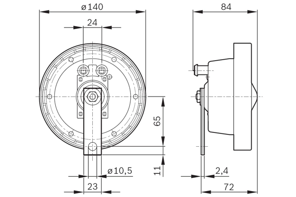 BOSCH 0 320 226 003 Signal Horn