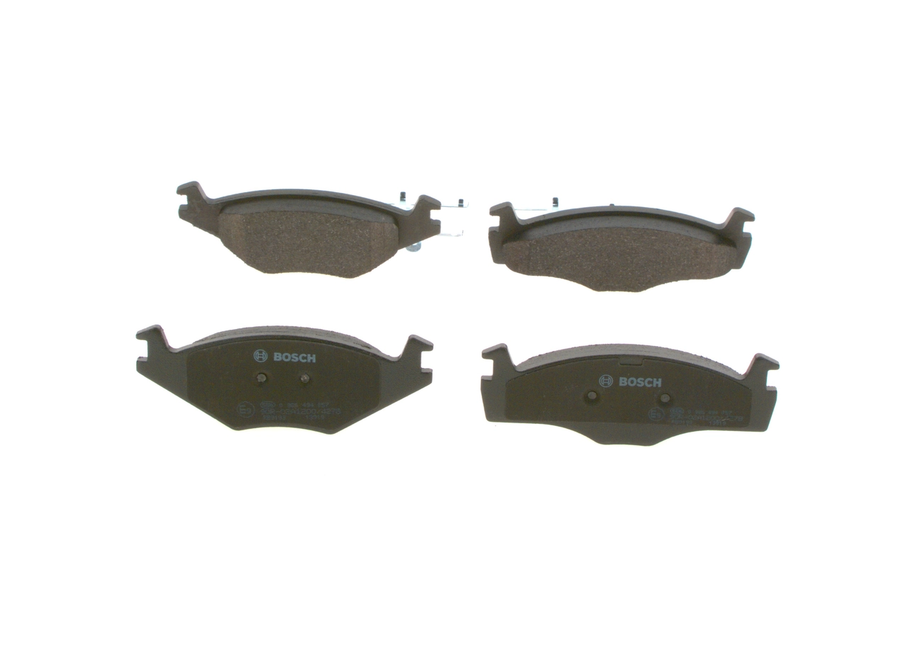 Brake Pad Set, disc brake 0 986 494 057