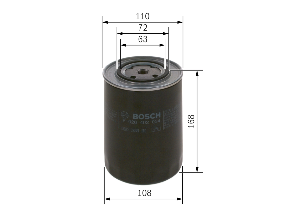 Fuel Filter F 026 402 034