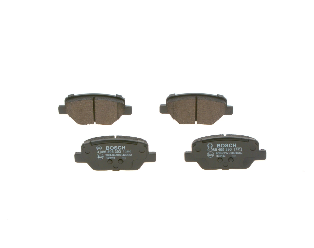 Brake Pad Set, disc brake 0 986 495 393