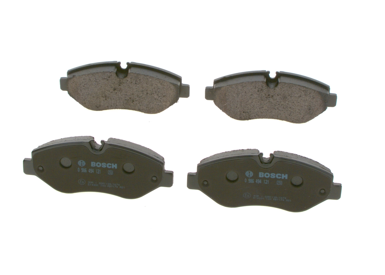 Brake Pad Set, disc brake 0 986 494 121