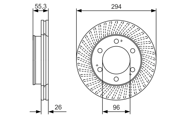 Brake Disc 0 986 479 D33