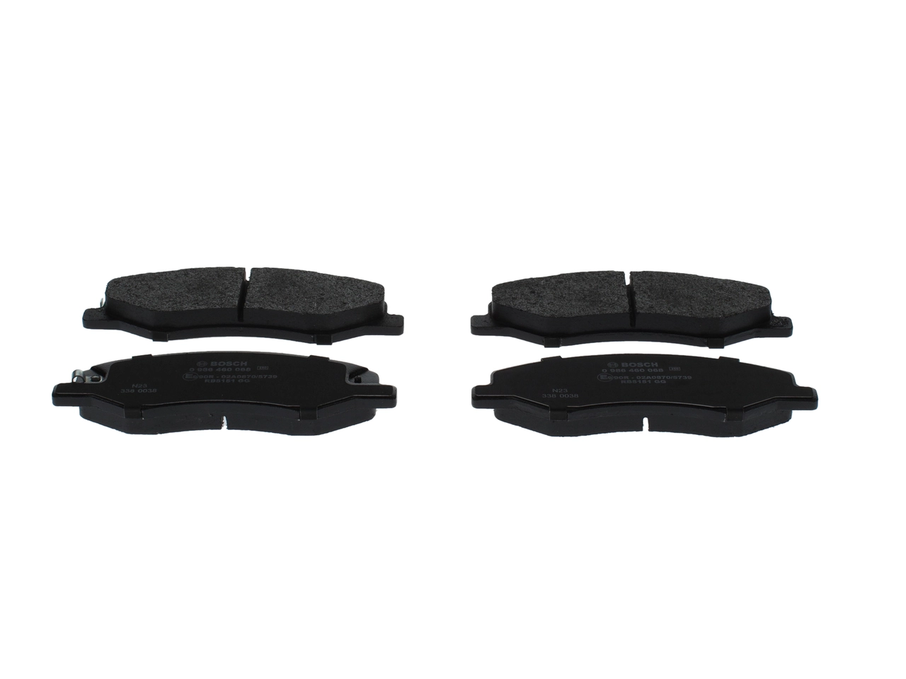 Brake Pad Set, disc brake 0 986 460 068