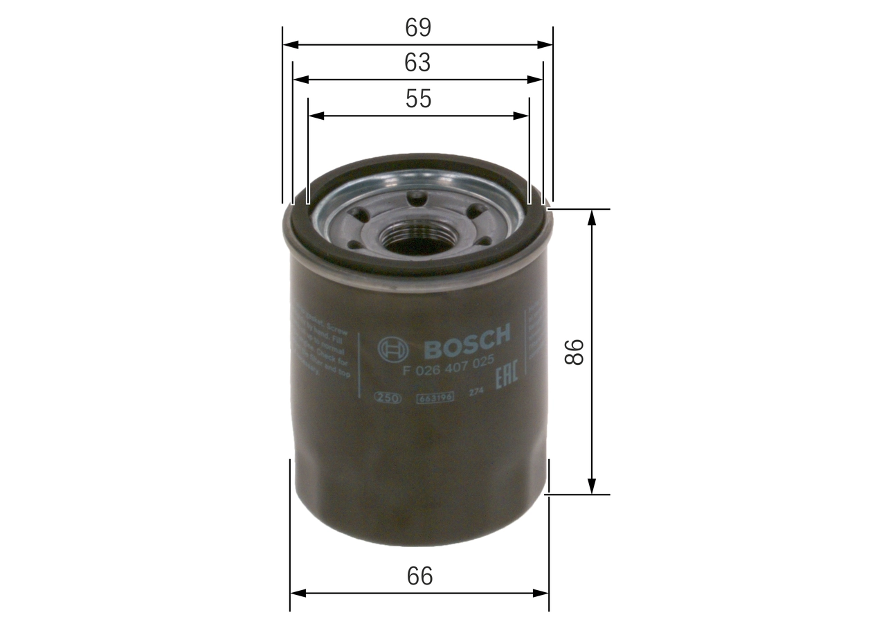 Oil Filter F 026 407 025