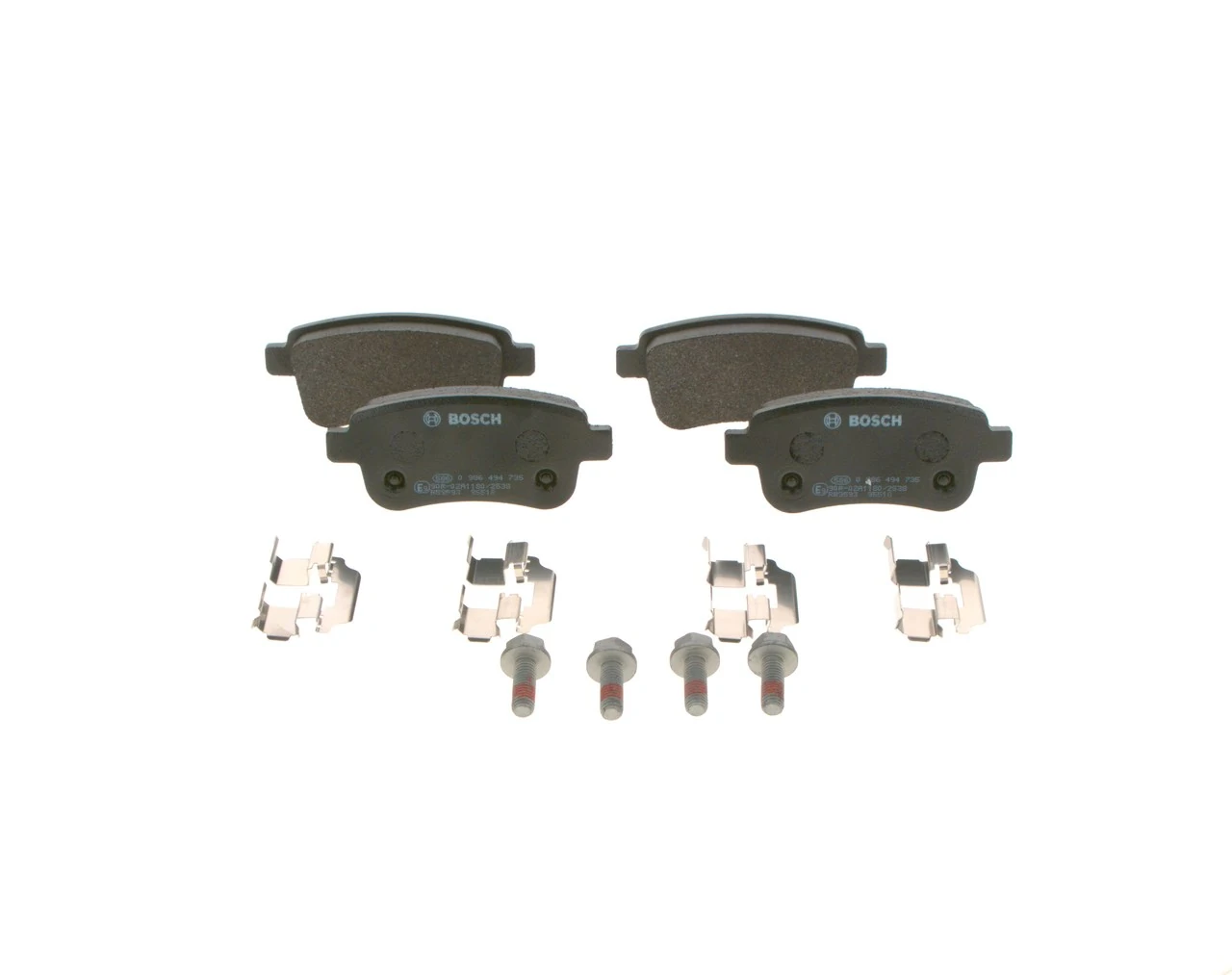 Brake Pad Set, disc brake 0 986 494 735