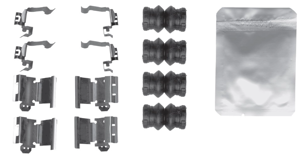 Accessory Kit, disc brake pad 1 987 474 751